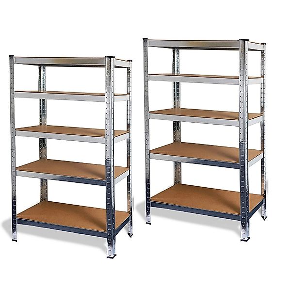 ONDIS24 Schwerlastregal Steckregal Metallregal Basti 70 x 30 verzinkt, 2-tl günstig online kaufen