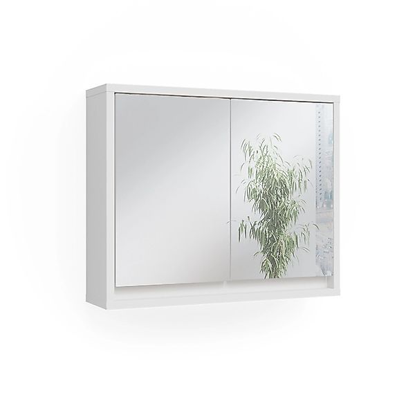 Vicco Badspiegelschrank Mila Weiß 55 x 45 cm günstig online kaufen