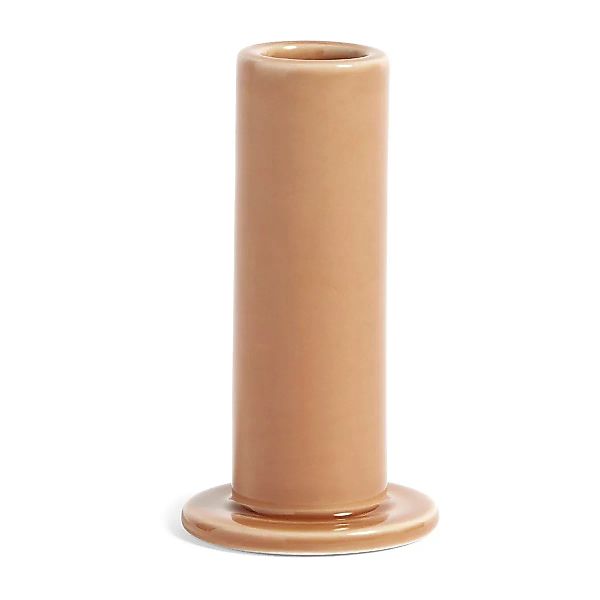 Kerzenleuchter Tube Medium keramik orange / H 10 cm - Keramik - Hay - Orang günstig online kaufen