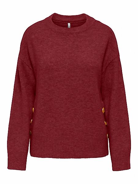 ONLY Strickpullover "ONLRENE LIFE LS BUTTON O-NECK CC KNT" günstig online kaufen