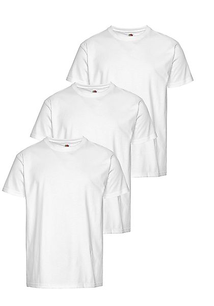Fruit of the Loom T-Shirt, (Packung, 3 tlg.), mit Rundhalsausschnitt günstig online kaufen