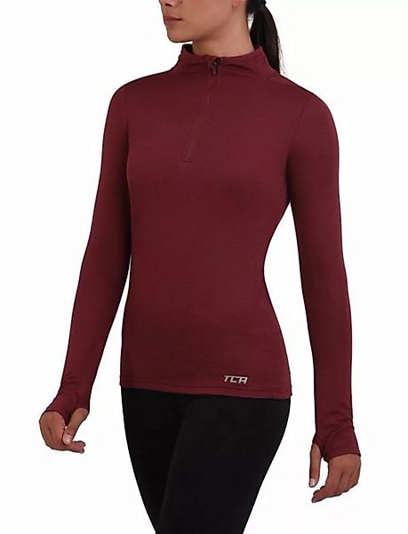 TCA Langarmshirt Damen Sport Shirt Langarm - Cabernet (1-tlg) günstig online kaufen