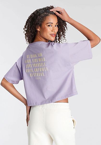 LASCANA Oversize-Shirt mit Schriftzug auf dem günstig online kaufen