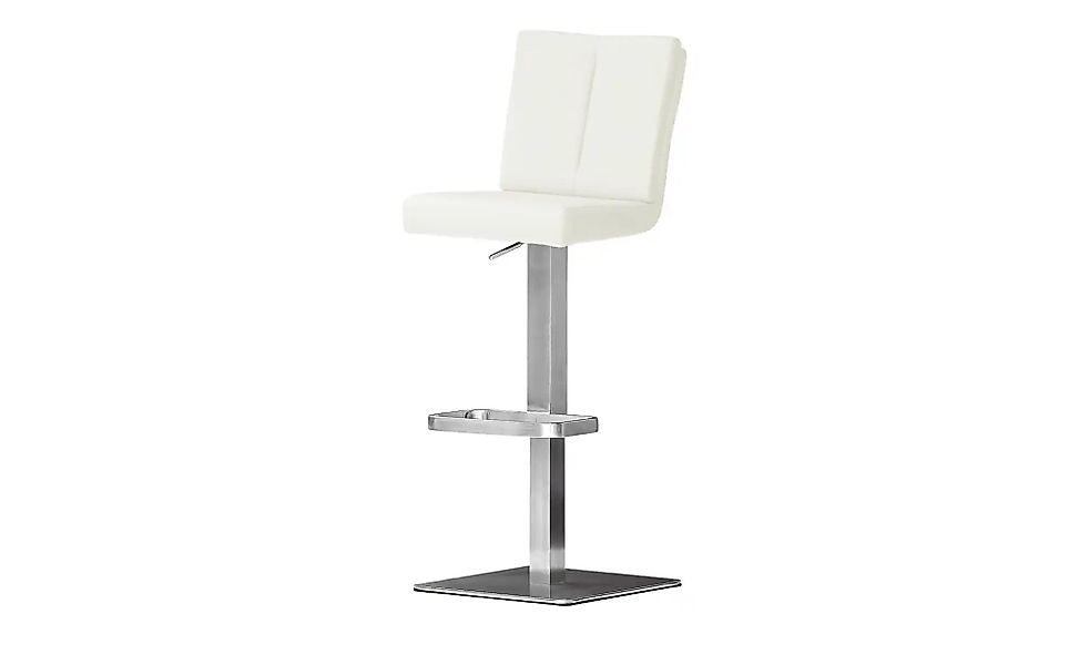 Barhocker  Gaia ¦ weiß ¦ Maße (cm): B: 40 H: 89 T: 53.0 Polstermöbel > Hock günstig online kaufen