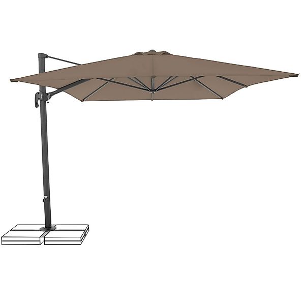 doppler® Ampelschirm derby Ampelschirm 400x300 cm günstig online kaufen