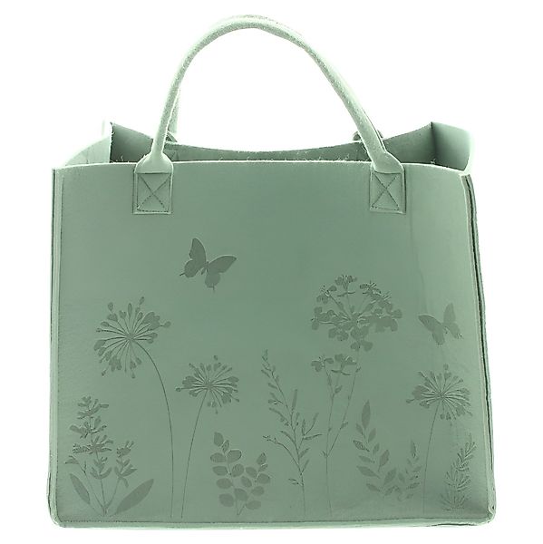 Dekoleidenschaft Einkaufsshopper "Blumenwiese" aus Filz in günstig online kaufen