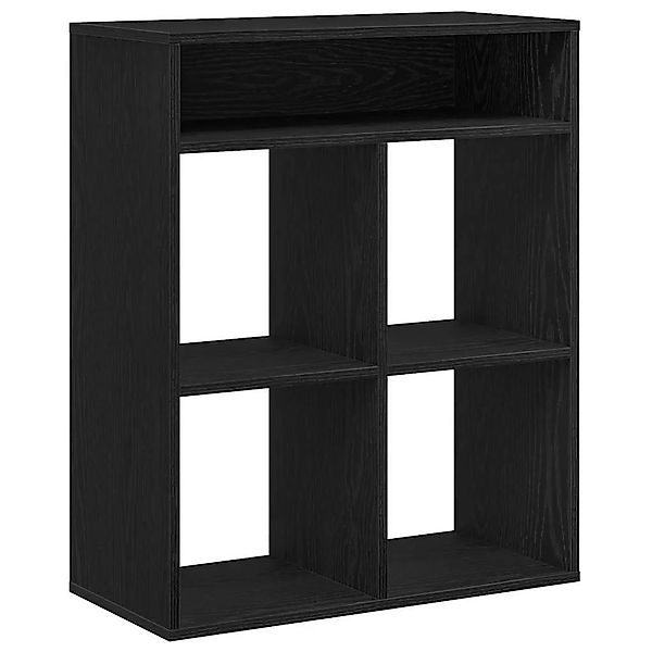 vidaXL Bücherregal Schwarz 66x31x80 cm Holzwerkstoff 860293 günstig online kaufen
