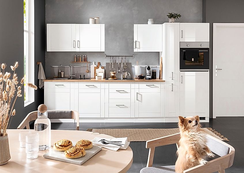 KOCHSTATION Küchenzeile »KS-Tinnum«, ohne E-Geräte, Breite 330 cm günstig online kaufen