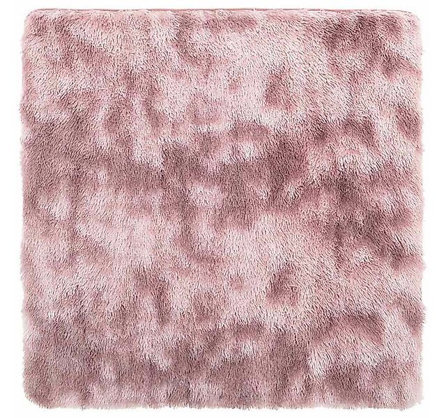 vidaXL Teppich Teppich Shaggy Hochflor NAVARRA Altrosa 200x200 cm Polyester günstig online kaufen