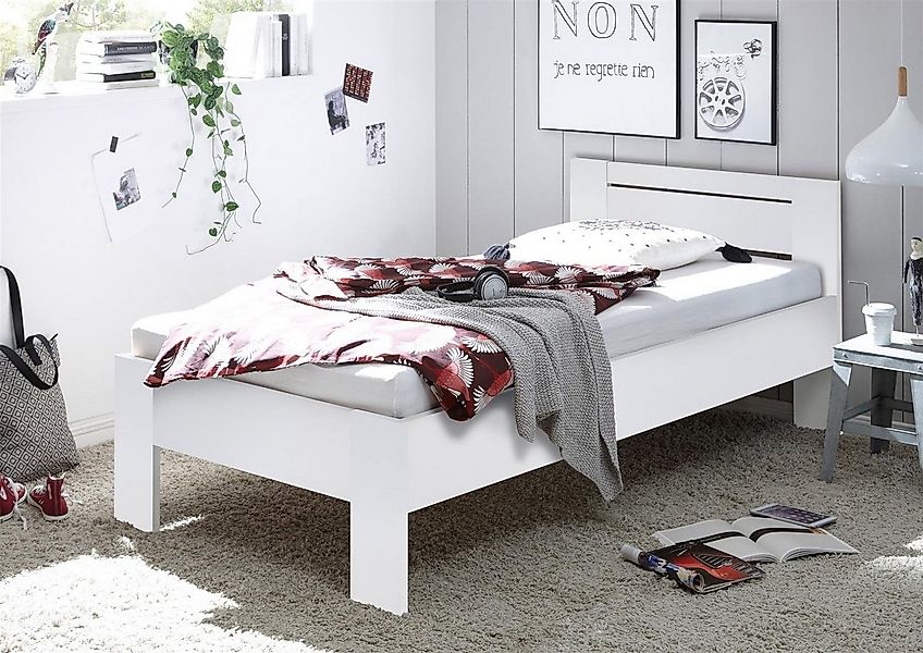 PREISBRECHER Futonbett Saturn, 95 x 76 x 204 cm (B/H/T) günstig online kaufen