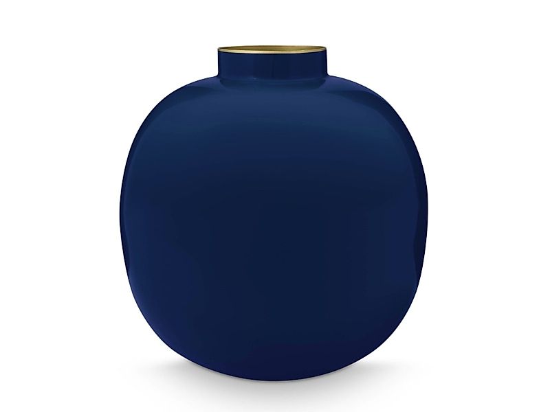 PiP Studio Dekovase Vase Metal blau günstig online kaufen