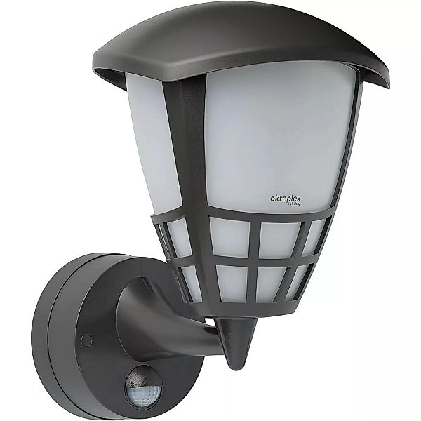 Oktaplex Außenlampe mit Sensor Bel E27 Leuchtmittel Außenleuchte 230V IP54 günstig online kaufen