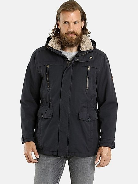 Jan Vanderstorm Outdoorjacke LUDVIG abnehmbarer Webpelzkragen günstig online kaufen