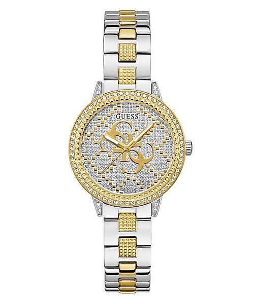 Guess Quarzuhr G LACE GW0944L3, Armbanduhr, Damenuhr, Edelstahlarmband, Kri günstig online kaufen