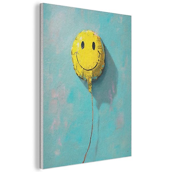 MuchoWow Gemälde Luftballon - Gelb - günstig online kaufen