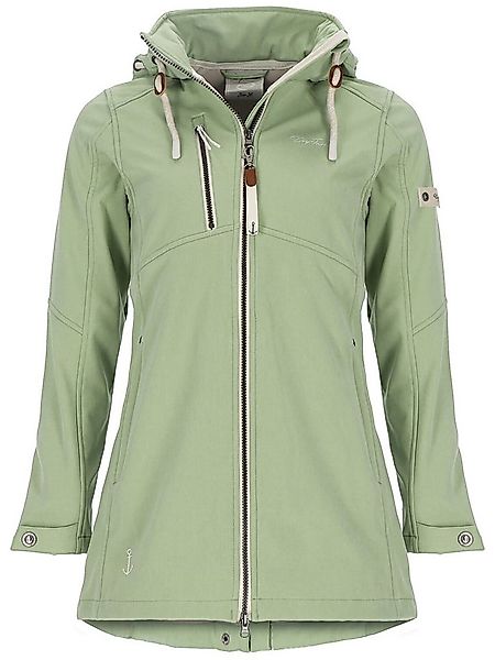 Dry Fashion Softshellmantel Damen Softshelljacke Büsum mit abnehmbarer Kapu günstig online kaufen