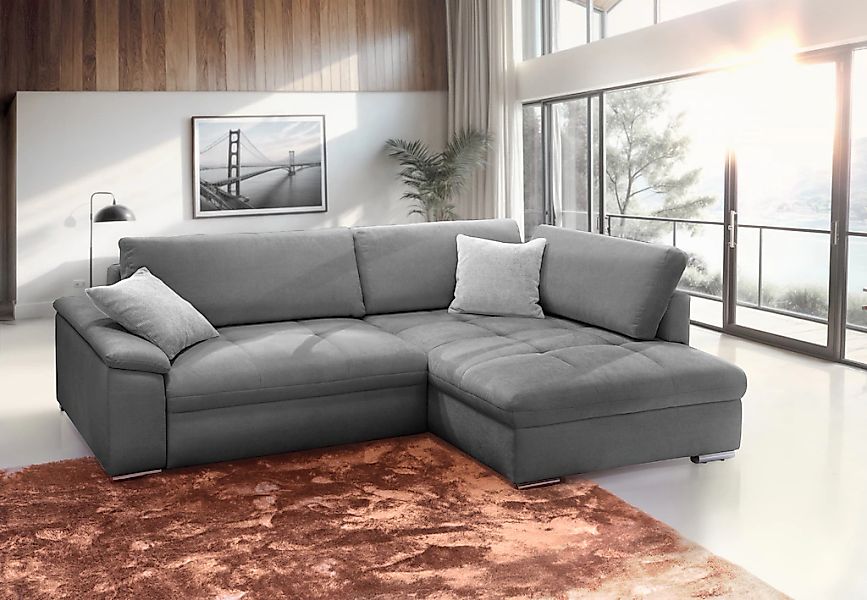 exxpo - sofa fashion Ecksofa "Casa Grande inkl. Bettfunktion & Bettkasten, günstig online kaufen