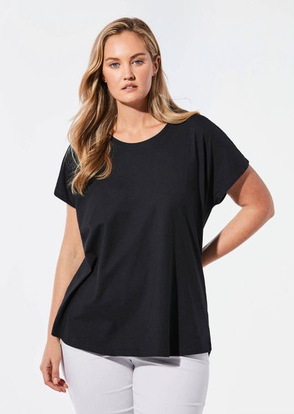 GOLDNER T-Shirt Shirt mit Rundhalsausschnitt (CURVY, günstig online kaufen
