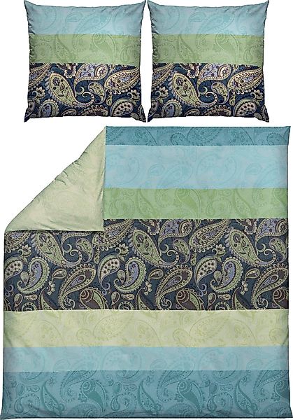 Erwin Müller Bettwäsche Wendebettwäsche, Mako-Satin, Paisley günstig online kaufen