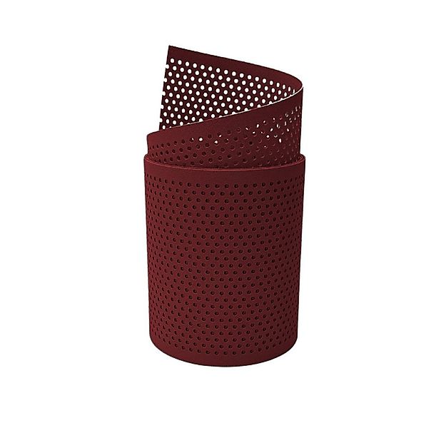 zaunzu Sichtschutzstreifen PP Premium Gelocht 20 Prozent Streifen Bordeauxr günstig online kaufen