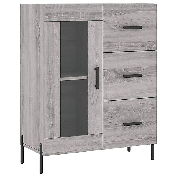 vidaXL Sideboard Grau Sonoma 69,5x34x90 cm Holzwerkstoff 828058 günstig online kaufen