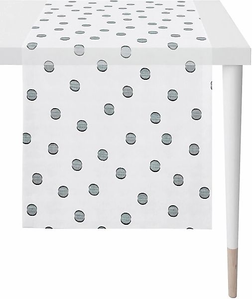 APELT Tischläufer "Sevilla - Loft Style" Scherli - transparent günstig online kaufen