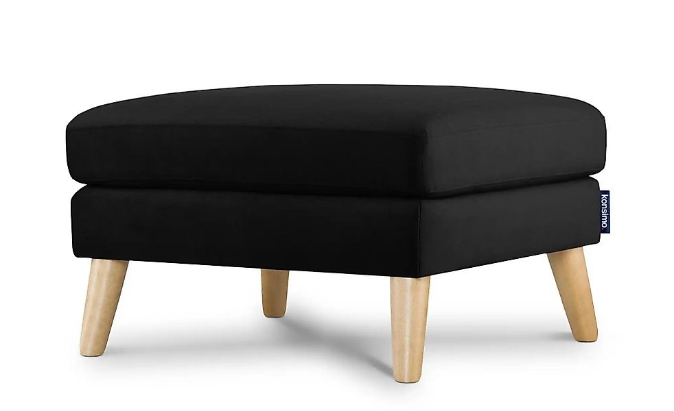 KONSIMO Hocker   ¦ schwarz ¦ Maße (cm): B: 80 H: 46 Polstermöbel > Hocker - günstig online kaufen