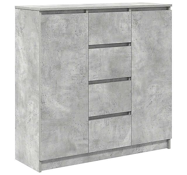 vidaXL Sideboard Sideboard mit Schubladen Betongrau 100,5x35x98,5 cm (1 St) günstig online kaufen