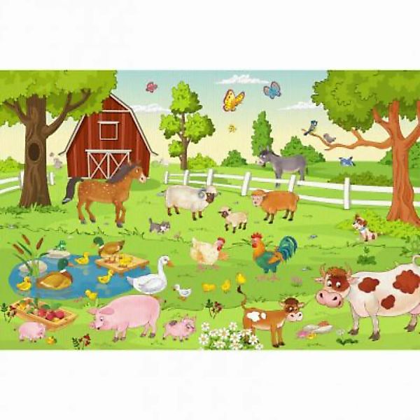 nikima Fototapete Bauernhof Vliestapete Kinderzimmer Tapete inkl. Kleister günstig online kaufen