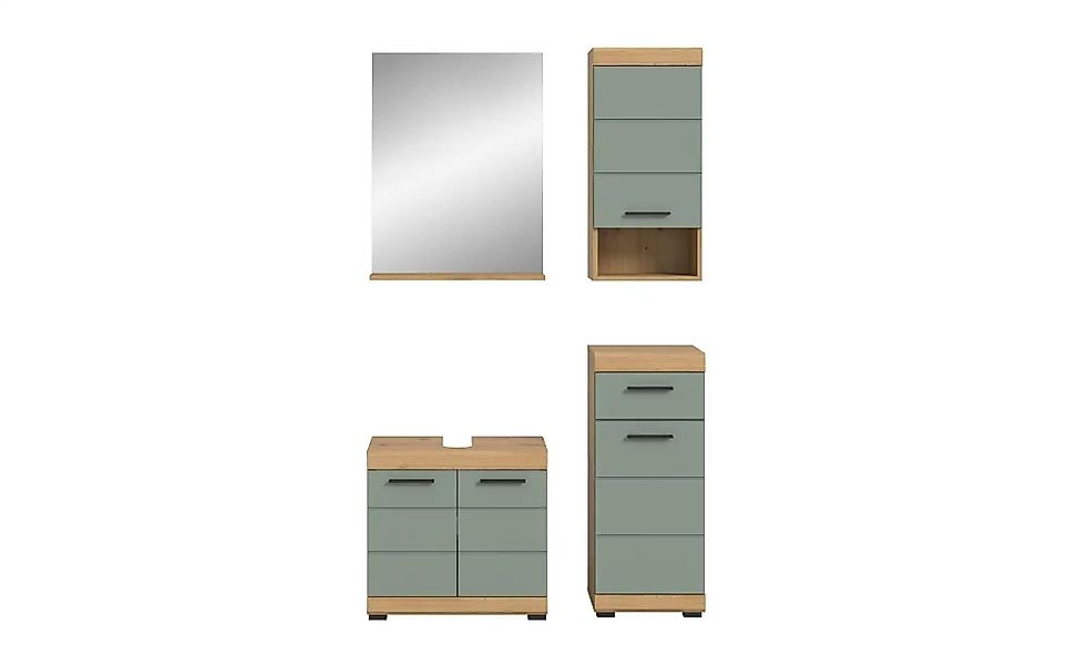 Badmöbel-Set SCHLOONSEE  4 teilig  bestehend aus: Waschbeckenunterschrank günstig online kaufen