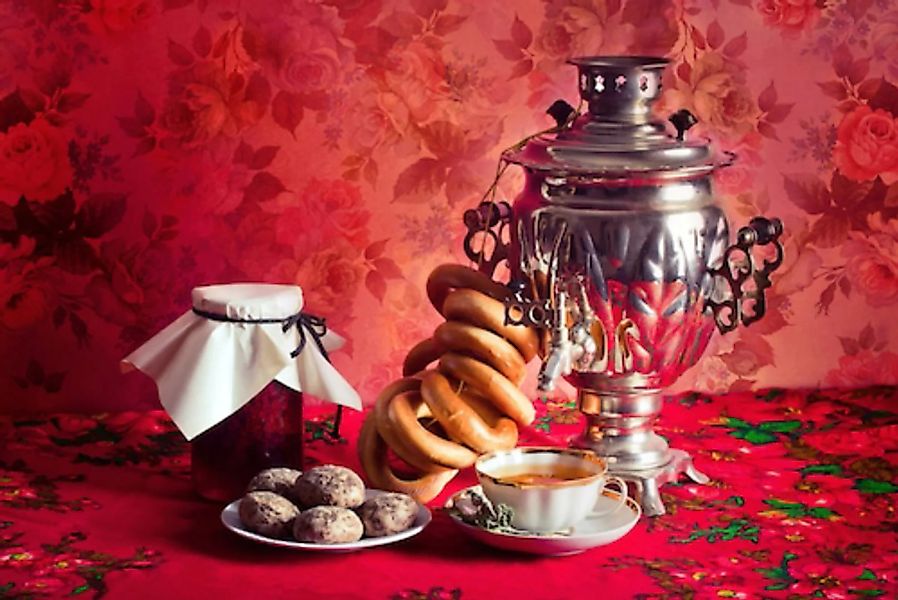 Papermoon Fototapete »Tee und Kekse« günstig online kaufen
