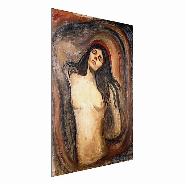 Alu-Dibond Bild Kunstdruck - Hochformat 3:4 Edvard Munch - Madonna günstig online kaufen