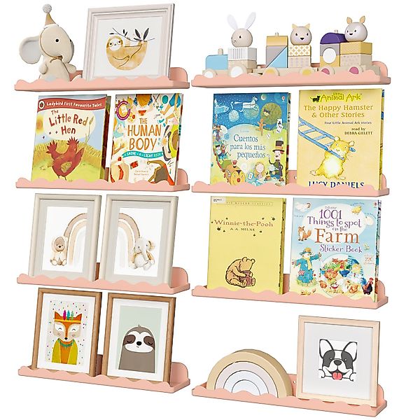 Lifewit Wandregal Kunststoff Kinder Bücherregal, 38 günstig online kaufen