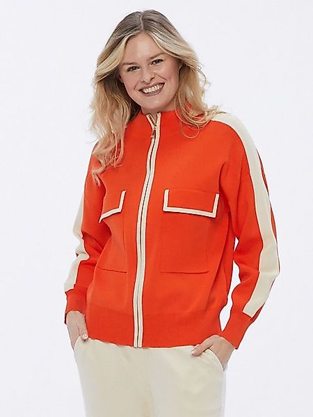 MONACO blue WEEKEND Strickjacke Strickblouson figurumspielend günstig online kaufen