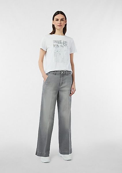comma Weite Jeans Jeans-Hose Lässige Wide-Leg-Jeans im Loose Fit günstig online kaufen