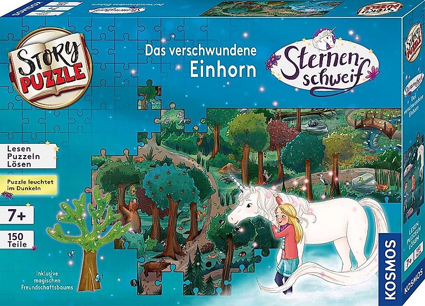 Kosmos Puzzle StoryPuzzle, Sternenschweif, Das verschwundene Einhorn, 150 P günstig online kaufen