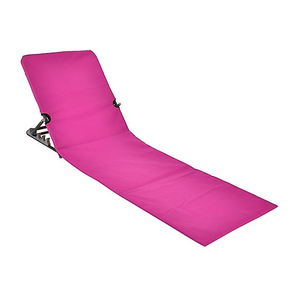 Spetebo Gartenliege Strandmatte mit Rückenlehne, Einzelstück, günstig online kaufen