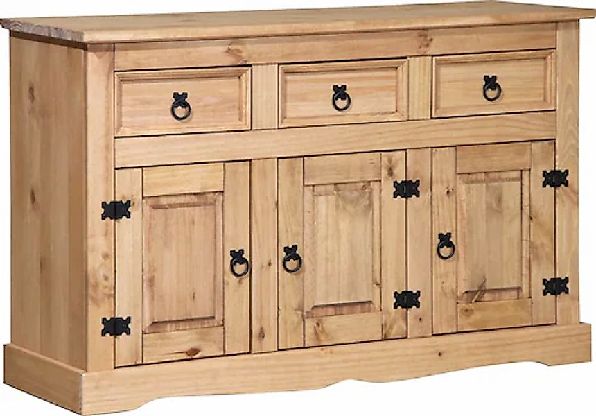Home affaire Sideboard, Kommode im mexikanischen Landhaus-Stil günstig online kaufen