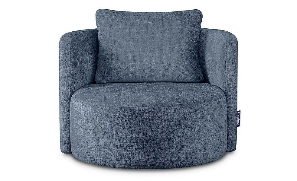 KONSIMO Drehsessel  Raggi ¦ blau ¦ Maße (cm): B: 92 H: 75 Polstermöbel > Se günstig online kaufen
