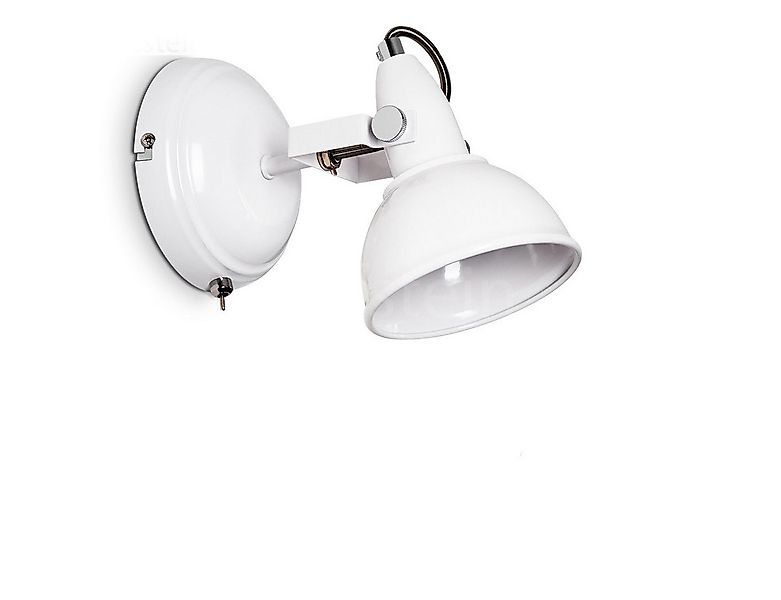 hofstein Wandleuchte »Arazane« verstellbare Wandlampe aus Metall in Weiß, o günstig online kaufen