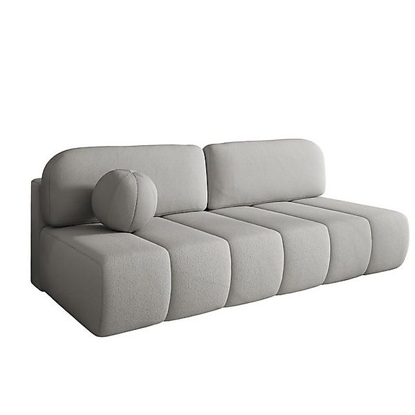 MOEBLO Sofa Fluffy aus Bouclé, Bequemes Sofa mit Schlaffunktion, Stilvollem günstig online kaufen