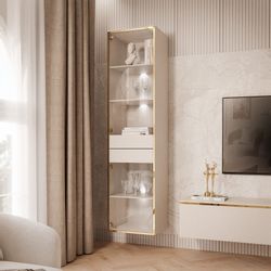 Lookway Glasvitrine AURORA KASZMIR mit LED-Beleuchtung günstig online kaufen