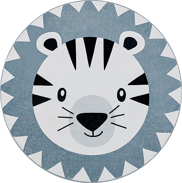 Paco Home Kinderteppich »Tosbik 482«, rund, 12 mm Höhe, Spielteppich, Kurzf günstig online kaufen