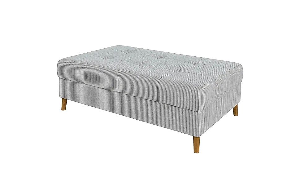 S-STYLE Hocker  Maya ¦ grau ¦ Maße (cm): B: 118 H: 40 Polstermöbel > Hocker günstig online kaufen