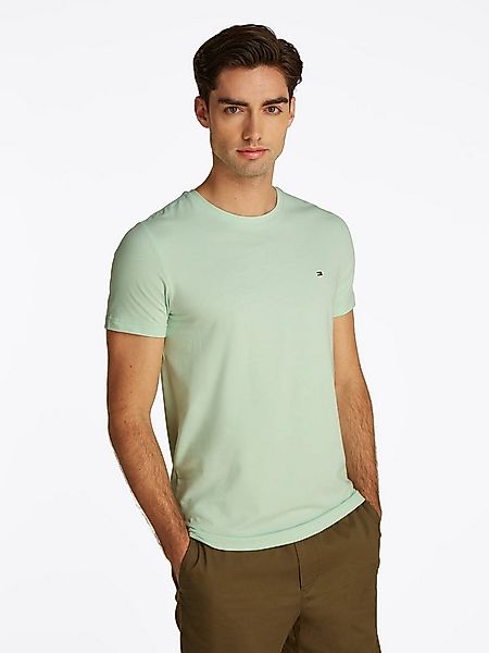 Tommy Hilfiger T-Shirt STRETCH SLIM FIT unifarben, casual, slim fit, Baumwo günstig online kaufen
