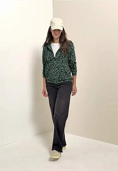 Kapuzenjacke mit Leo-Muster günstig online kaufen