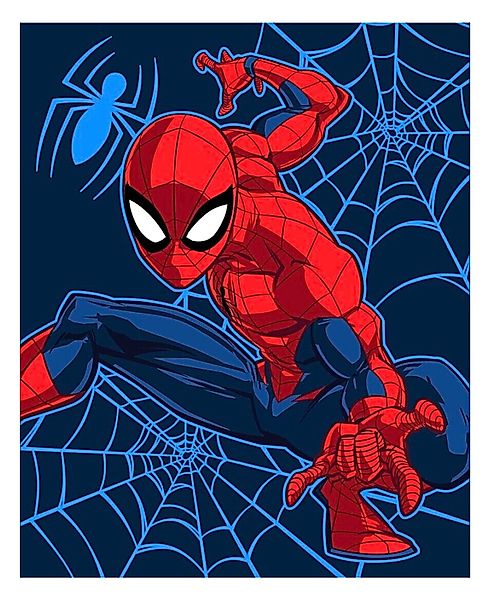 Kinderdecke MARVEL, Spiderman, Flanelldecke weiche Kuscheldecke günstig online kaufen