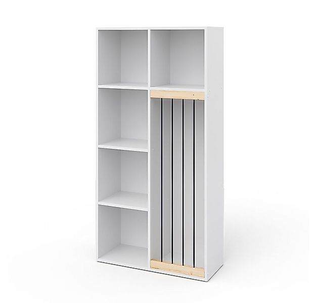 Vicco Bücherregal Marvin, Weiß, 72 x 143 cm, 1-tlg. günstig online kaufen