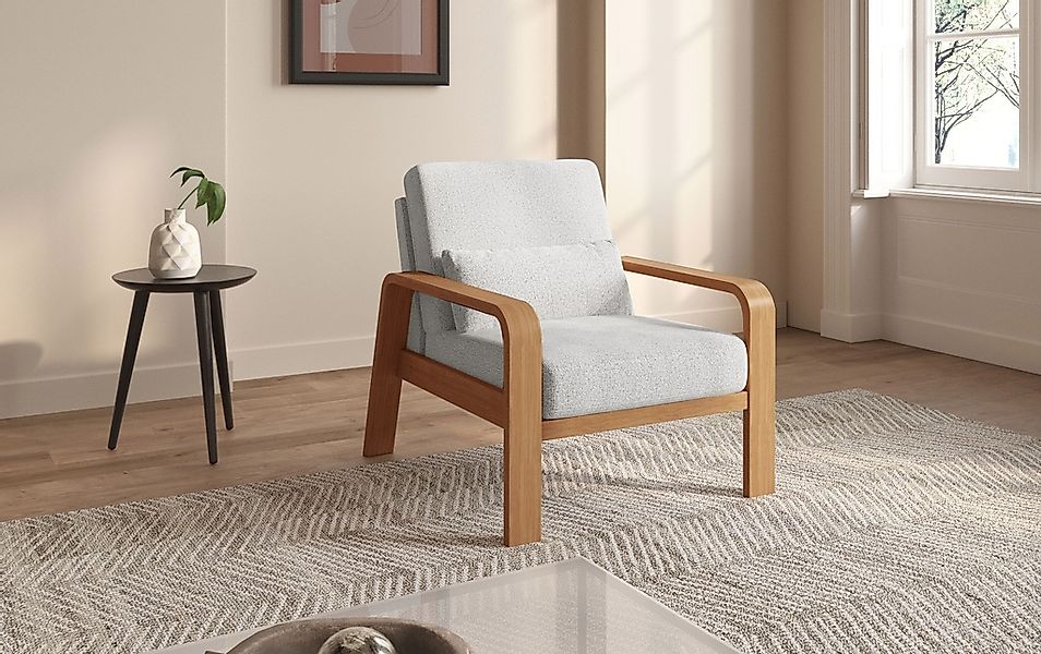 sit&more Sessel »Kolding«, Armlehnen aus eichefarbigem Buchenholz, verschie günstig online kaufen