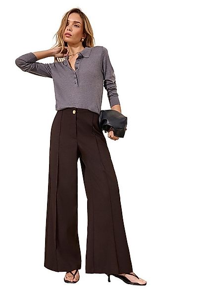 LIPSY Anzughose Lipsy Tailored Fit Hose mit weitem Beinschnitt (1-tlg) günstig online kaufen